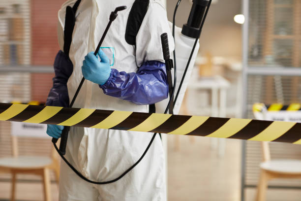 Professional Biohazard technician working in Hialeah, FL